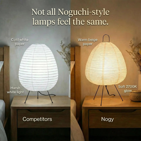 Noguchi Inspired Rice Paper Lamp Dimmable Japanese Paper Lantern For Cozy Japandi Vibe With Soothing Ambient Glow Washi Shade And Handcrafted Craftsmanship Perfect For Living Room Or Bedroom