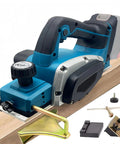 Heavy Duty Cordless Electric Hand Planer, 850W Brushless Wood Plane With Edge Corner Guide, 15000 RPM Straight Shooter Cuts on wood