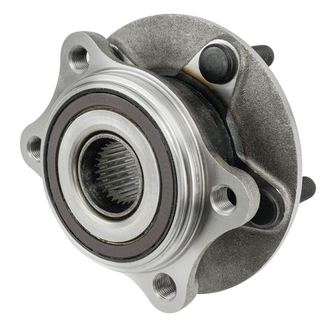 Front view of Front Wheel Bearing Hub Assembly 513354 Durable Replacement For Mazda 3 2014 2018 And Mazda CX 3 2016 2021