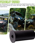 8 Piece Door Bushing Kit For Pioneer UTV Doors, Easy Rattle Fix shown with black heavy-duty plastic bushing insert.