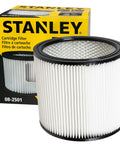 Replacement Vacuum Filter For 5-18 Gallon Wet Dry Shop Vac Easy Install Fits Stanley Models SL18115 SL18116 SL18191P SL18199P SL18117