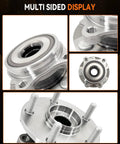 Heavy Duty Front Wheel Bearing Hub Assembly For Toyota Rav4 2006 To 2018 shows multi-sided views of premium chrome finish and threaded bolts.