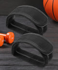 2 Pack Bike Pedal Straps Toe Clips Straps Adjustable Anti Slip Cycling Foot Straps For Kids And Adults Durable Nylon with Dumbbells