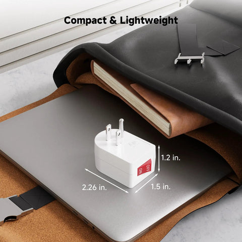 No Sweat Setup Real Deal Grounded Outlet Switch 3 Pack White Wall Power Control Toggle With Glowing Status Indicator Light on laptop.