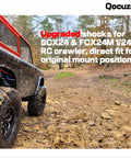 1/24 RC Crawler Shocks Upgrade Kit with 40mm Big Bore Oil Shock Absorbers for SCX24 FCX24M outdoor scene