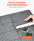 Interlocking Drainage Mat Tiles 12 Inch By 12 Inch Pack Of 55 Non Slip PP Floor Shower Mats For Garage Garden Kitchen And Outdoor Use Gray For Any Wet Area