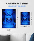 Legendary Solo Leveling God Statue Printed Metal Poster For Gamers And Anime Crew Rust Free Wall Art, sizes 18.9" and 26.6".