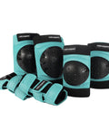 All In One Knee Pads Elbow Pads And Wrist Guards Set For Men Women And Kids Pro Grade Protective Gear For Skateboarding Spring Mint Adult 15 Plus