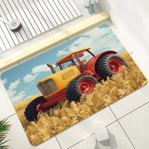 Diatomaceous Earth Bath Mat With Quick Dry Absorbent Foam, Non Slip Floor Rug For Bathroom And Kitchen, Large 60 By 84 Inches