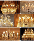 Frosted Torpedo Tip B11 Chandelier Bulbs, 40W Incandescent Equivalent, 2700K Warm White, E26 Medium Base, in elegant chandeliers