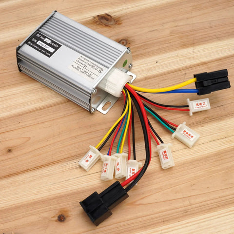 48V 1000W Brushed Motor Controller For Electric Scooters Bicycles And Trikes With Black Battery Connector Terminal Plug