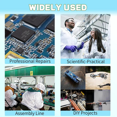 Electric Solder Sucker Gun With LCD Desolder Station, 90W Desoldering Tool used in repairs, assembly, and DIY projects