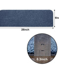 Dimensions and thickness of No Slip Stair Treads for Kids and Pets 28x9 Inch Indoor Carpet Runners With 100 Percent Polyester and TPE Backing 13 Pack