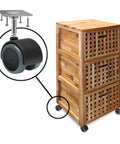2 Inch Floor Protector Rubber Caster Wheels Set Of 4 With 5 Sixteenth Inch Stem Or Top Plate Mounting for cabinet on hardwood.