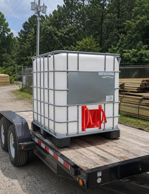 9X9 Heavy Duty Sliding Grain Gate Built Tough For Barns And Ibc Totes Smooth Manual Flow Control Rust Proof Steel Powder Coated mounted on IBC tote.