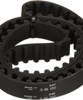 T275 Premium Automotive Timing Belt one per package for rock solid engine timing black high quality replacement part close-up.