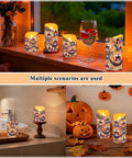 Dope Remote Control Led Flameless Candle Set Of Two Battery Operated Flickering Wicks for home decor in various settings.