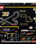Talladega NASCAR Slot Car Race Set With Electric Power Includes Two Cars And Two Hand Controllers 1 43 Scale box