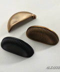 Oil Rubbed Bronze Cabinet Pulls Set, 10 Pack, Three Inch Hole Centers shown in gold, bronze, and black on white surface