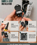 Pro Grade Two Port Electric Wire Connectors With No Mess Antioxidant Gel for easy installation guide, showing step-by-step instructions.