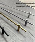 Heavy Duty Aluminum Shelf Rail System Built Tough As Nails With Six Pack Gallery Brackets shown in black, gold, and silver