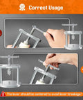 Correct usage of Watch Press Tool Set Back Case Closer for round dial watches.