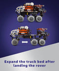 Technic Mars Crew Exploration Rover Dope Build Kit For Space Fans Ages 11 And Up showing expanding truck bed feature