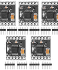 Dual Channel DC Motor Driver Board With H Bridge for DIY projects, showing multiple boards with 0.73 by 0.63 inch footprint and connectors
