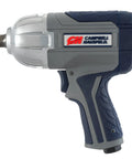 Half Inch Pneumatic Impact Wrench With 750 Ft Lbs Torque Three Speed Regulator For Easy Lug Nut Removal On Cars And Lawn Equipment
