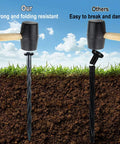 Comparison of 50 Pack 8 Inch Spiral Landscape Anchoring Spikes Nylon Edging Nails For Paver Edging Garden Lawn Yard Turf Tent Weed Barrier Heavy Duty Stakes For Neat Edges And Secure Borders against weaker competitor spike.