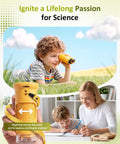 1000X Handheld Digital Microscope for Kids with 2MP Camera and Manual Focus Pocket STEM Toy used by child outdoors