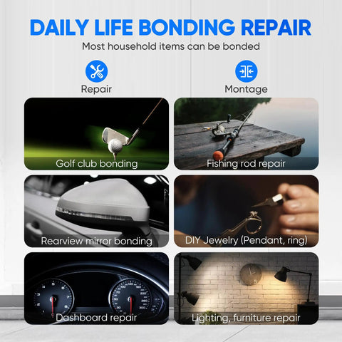 Clear Epoxy Glue For Plastic Metal Ceramics Wood And More 30 Minute Fast Setting Bond For Repairs of various items