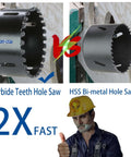 PLG2SUPT 4-1/8 in carbide grit hole saw cutter for hardy plank, air brick, stucco, drywall, fiber cement siding