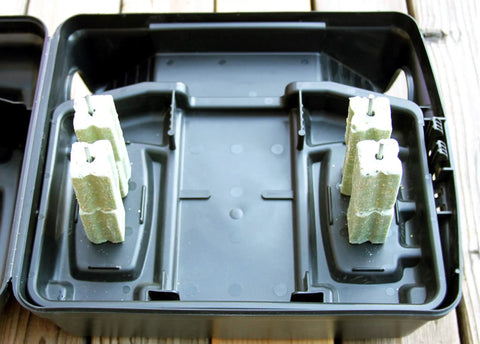 Open Titan Rodent Bait Station For Commercial Pest Control Weighted Self Securing Design That Stays Put Traps And Bait In Tandem