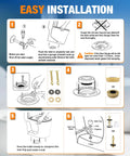 Easy installation guide for Top Shelf Toilet Flange Repair Kit With Extra Thick One Point Five Seven Inch Wax Ring.