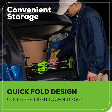 Underhood Work Light With 1200 Lumens All Day Runtime 3 Brightness Modes 360 Degree Swivel Head Built In Hooks 2Ah Battery And 2A Fast Charger Included Perfect For Garage And Auto Maintenance And DIY