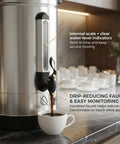 Heavy Duty 120 Cup Coffee Urn With 18 Liter Stainless Steel Construction Electric Hot Beverage Dispenser with cups