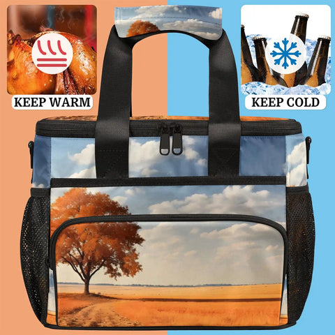Insulated Picnic Backpack Lunch Box For Women And Men Spacious Tote Style Picnic Bag That Keeps Grub Cold Or Warm On The Go