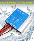 IP67 waterproof charge controller from 30 Watt 24V Waterproof Off Grid Solar Panel Kit With Battery Trickle Charger Maintainer
