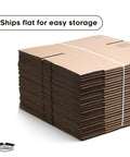 50 Pack Kraft Corrugated Cardboard Boxes 9 In X 7 In X 5 In For Packing Mailing And Inventory Storage Durable USA Made Shipping Cartons