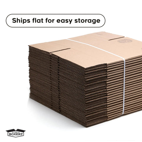 50 Pack Kraft Corrugated Cardboard Boxes 9 In X 7 In X 5 In For Packing Mailing And Inventory Storage Durable USA Made Shipping Cartons