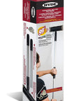 Packaging of Dust Free Vacuum Sander For Drywall With Pro Pole Sander, Aluminum And Stainless Steel Build, lightweight, durable.