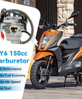 GY6 150cc Carburetor PD24J Kit With Ignition Coil Throttle Cable And Starter Solenoid for Taotao Scooters and Roketa Go Karts