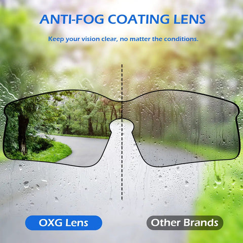 Comparison of anti-fog safety glasses lens clarity, showcasing 12 Pack Anti Fog Safety Glasses For Men With Bomb Proof Impact Resistance And Scratch Resistant Grey Polycarbonate Lenses Offering UV Protection And Ansi Z87 Compliance For Hardcore Construction And Workshop Projects.