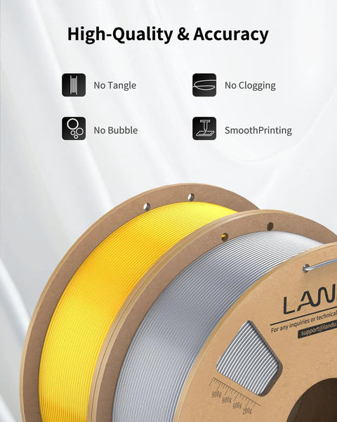 Sweet Hella Smooth Silk PLA Filament 1.75mm Silver 1kg Spool Top Tier 3D Printing Material With Dead On Dimensional Accuracy And Killer Metallic Shine For Nailed It Hobby Prints