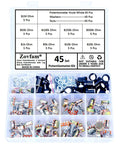 Must Have Potentiometer Kit 45 Piece Set With 1K 5K 10K 20K 50K 100K 250K 500K 1M Ohm B Type Linear Pots 15mm Shaft 3 Pin Variable Resistors with knobs, nuts, washers for electronics projects