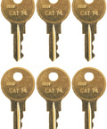 Universal Replacement Keys Pack Of 6 For Most Paper Dispensers, Quick No Fuss Swap, Durable Brass Steel Keys, Fits 90 Percent Of Common Dispenser Models, Easy Access For Maintenance