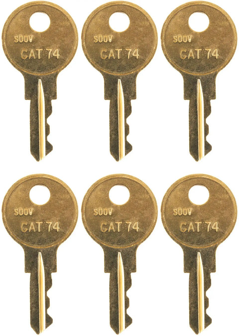 Universal Replacement Keys Pack Of 6 For Most Paper Dispensers, Quick No Fuss Swap, Durable Brass Steel Keys, Fits 90 Percent Of Common Dispenser Models, Easy Access For Maintenance