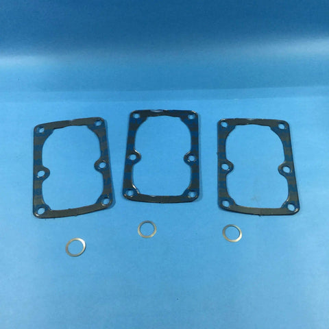 Three gaskets from One And A Half Inch Gasket Kit For FT 15 Series Float And Thermostatic Steam Trap 3 Pack Complete Gasket Sets Replacement Seals For Industrial Steam System Part Number 58127