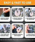 Step-by-step guide for using DIY Windshield Repair Kit For 4 Chips Four Pack Glass Chip Repair Tool Quick 20 Minute Fix